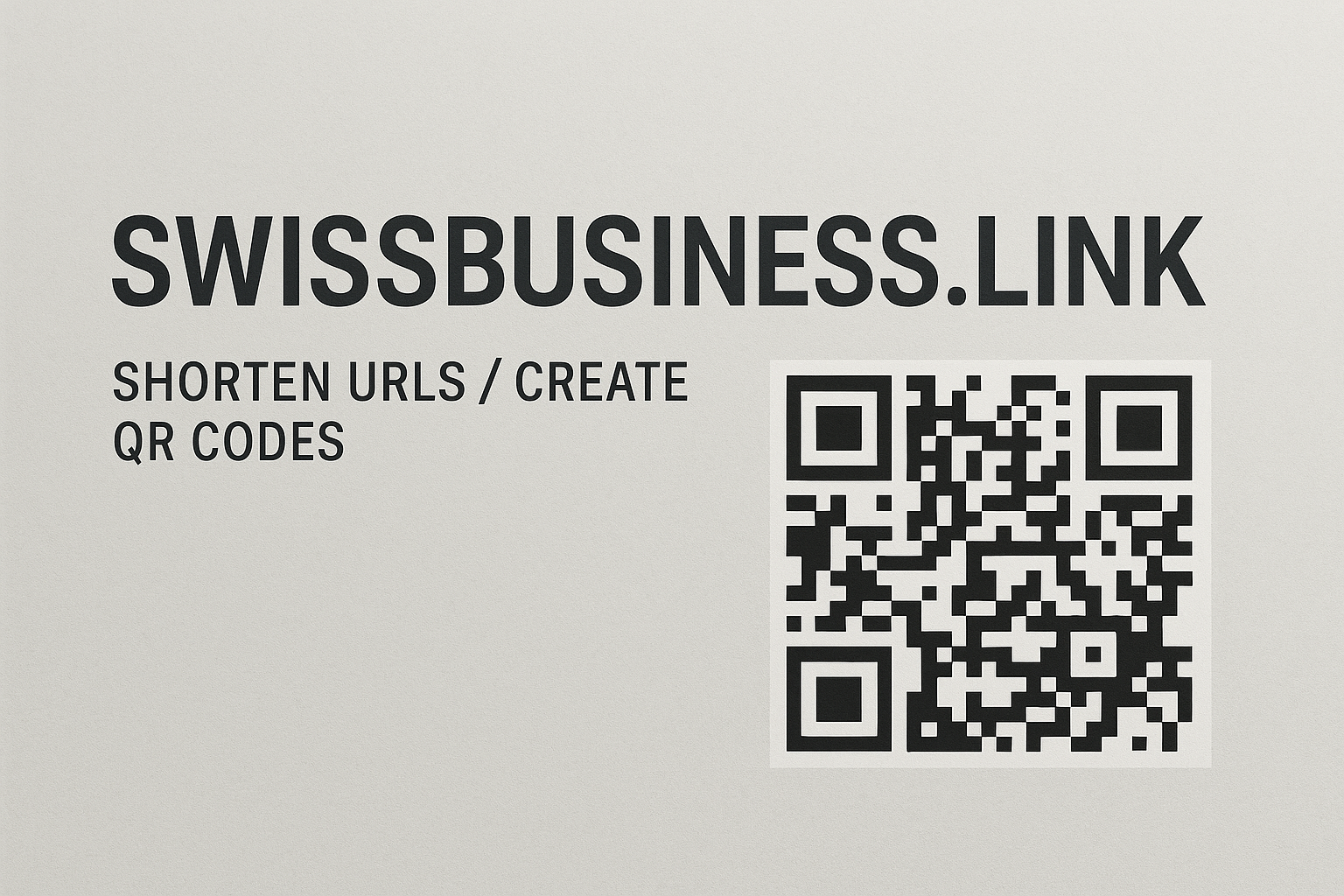 Business URL Shortener Concept
